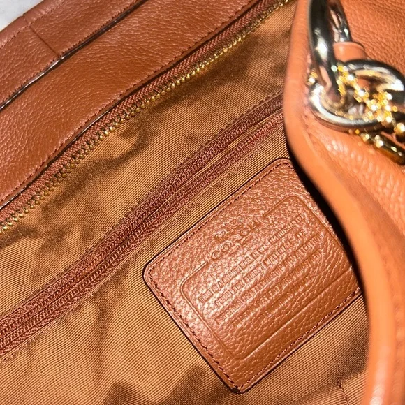 Authentic Leather Coach Purse - Picture 7 of 9